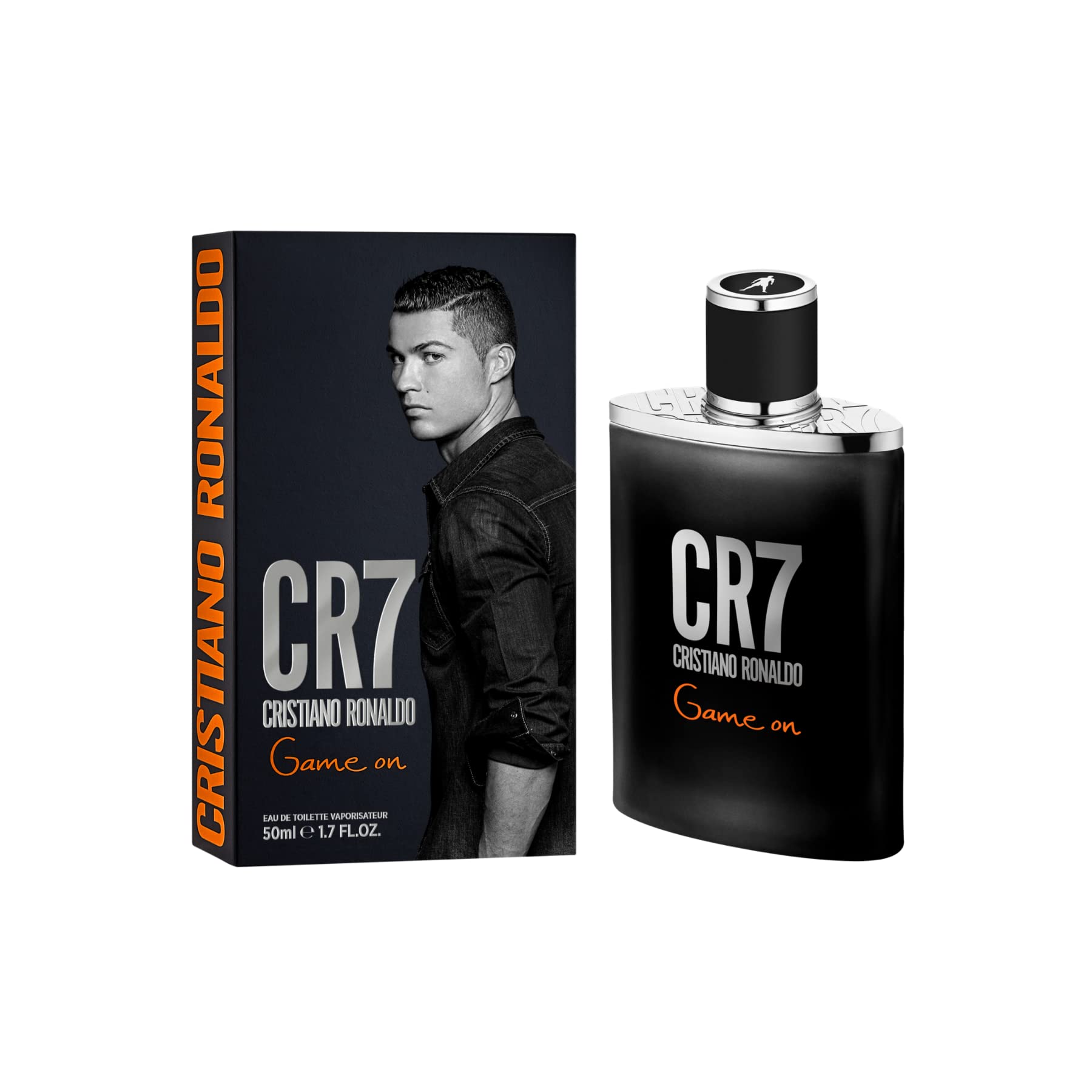 Cristiano Ronaldo CR7 - Game On Men EDT Spray - Daily Use Woody Aromatic Fruity Fragrance Cologne With Blend of Apple, Lavender & Cedarwood - 1.7 oz
