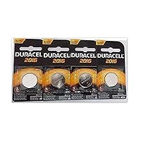 Duracell DL2016 CR2016 DL2016B Coin Type 3 Volt Lithium Battery 4 Pack Security Devices Ect…