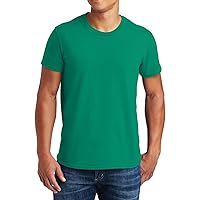 Men's 100% Cotton Short Sleeve Tee Crew Neck Nano Regular-Fit Short Sleeve T-Shirt for Men