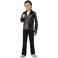 Rubie's Boy's Grease Jacket Costume, Medium, Black, T-Birds