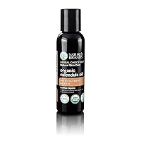 Organic Calendula Carrier Oil by Herbal Choice Mari (2 Fl Oz Bottle) - No Toxic Synthetic Chemicals