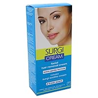 Surgi Cream Hair Remover for Face Extra Gentle 1 oz