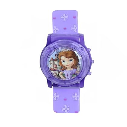 Disney Sofia the First Kids' SOF1561SR Digital Display Analog Quartz Purple Watch