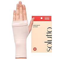MOTHER-K Wrist Sleeves, Support and Comfort for Maternity, Workout and Carpal Tunnel, 3pcs (Baby Pink)