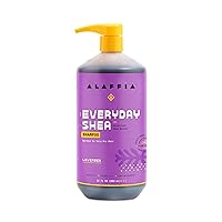 Alaffia EveryDay Shea Shampoo - Normal to Very Dry Hair, Helps Clean with Shea Butter and Coconut Oil, Fair Trade, Lavender, 32 Fl Oz Alaffia EveryDay Shea Shampoo - Normal to Very Dry Hair, Helps Clean with Shea Butter and Coconut Oil, Fair Trade, Lavender, 32 Fl Oz