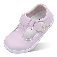 L-RUN Toddler Girls Dress Shoes Lightweight Mary Jane Shoes for Girls Wide Toe Box Anti-Slip School Shoes for Toddler Girls