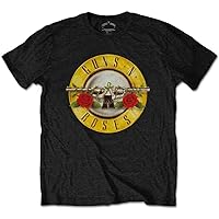 Guns N Roses Men's Classic Logo Slim Fit T-Shirt XXX-Large Black