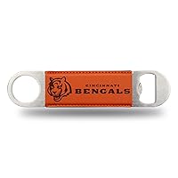 Rico Industries NFL Laser Engraved Bar Blade Faux Leather Laser Engraved Bar Blade - Great Beverage Accessory for Game Day