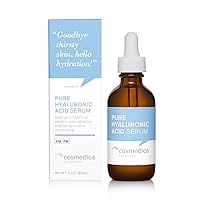 Hyaluronic Acid Serum for Skin 100% Pure Anti Aging Serum Intense Hydration Moisture Non greasy Paraben free Hyaluronic Acid for Your Face Pro Formula 2 oz