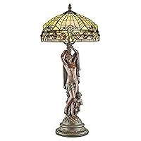 Design Toscano Lucina of Light Stained Glass Lamp
