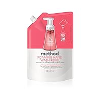 Method Foaming Hand Soap Refill, Pink Grapefruit, 28 oz, 1 pack, Packaging May Vary