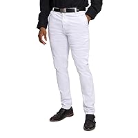 Men's Basic Casual Slim Fit Stretch Chino Pants