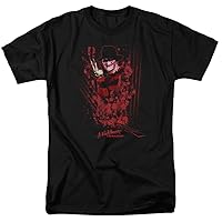 Nightmare On Elm Street One Two Freddys Coming For You Adult T-Shirt Black 4X Large