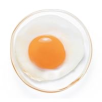 Aderia 6213 Plate, 3.5 inches (9 cm), Imitation Glass, Bean Plate, Fried Egg, Made in Japan