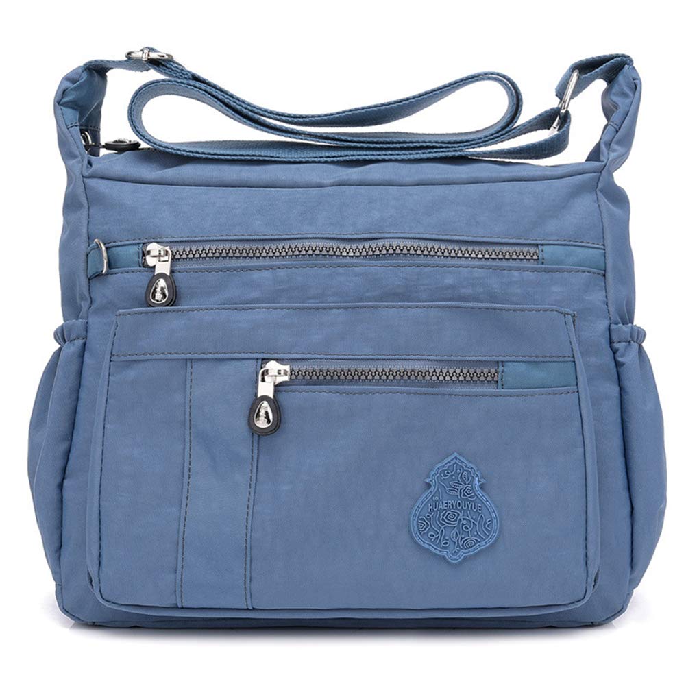 MINTEGRA Crossbody Bag for Women Nylon Waterproof Shoulder Purse Messenger Bag Lightweight Pocketbooks