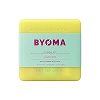 BYOMA So Clear Set - Barrier Repair Skincare Set for Acne Prone Skin - Creamy Jelly Cleanser, Clarifying Face Serum & & Gel-Cream Moisturizer - Unclogs Pores, Targets Blemishes - 30ml, 15ml, 15ml