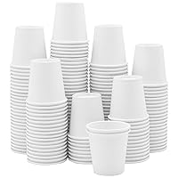 [3 oz. - 300 Count White Paper Cups, Small Disposable Bathroom, Espresso, Mouthwash Cups (Formerly Comfy Package)