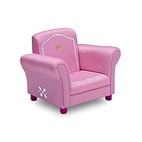 Princess Crown Kids Upholstered Chair, Pink