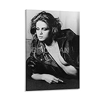 VERITTY Sexy Poster of Gia Carangi Female Model Aesthetic Posters for Bedroom1 Canvas Painting Wall Art Poster for Bedroom Living Room Decor 20x30inch(50x75cm) Frame-style