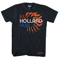 Neutral FC Hup Holland Hup Lion Adult Soccer T-Shirt, Black, Medium