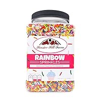 Hoosier Hill Farm Rainbow Decorating Sprinkles, 2LB (Pack of 1)
