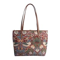Signare Tapestry Shoulder Bag Tote Bag for Women with Vintage Design