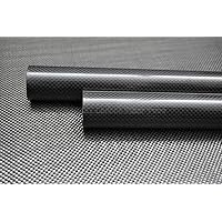 1Pcs Carbon Fiber Tube 3K OD 40mm x 37mm X 500mm Length 3K High Glossy Plain .100% Full Carbon Composite Material/Pipes. RC Plane/RC DIY (1PC 37x40x500mm Glossy)