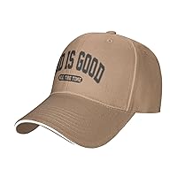 God is Good All The Time Adjustable Baseball Cap Unisex Dad Hat Casual Sandwich Cap Adults Golf Hat