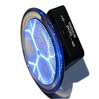 Plasma Plate Portable Mini Pocket Plasma Disk with Voice and Touch Response, Suitable for Party Decoration,Outdoor Activities Warning Signal and Science Gift 2.5Inch (Blue)