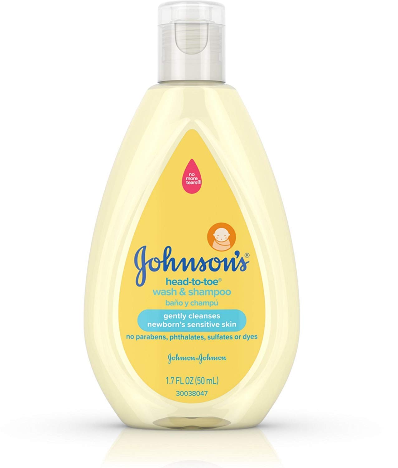 Johnsons Baby Head To Toe Wash And Shampoo 3 pack 1.7 Ounce Each