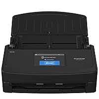 ScanSnap iX1600 Chromebook Edition Wireless Color Duplex Document Scanner, ChromeOS Compatible, Black