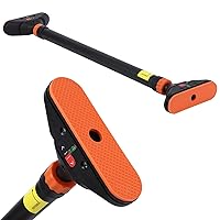 Pull Up Bar for Doorway, Strength Training Pull-up Bars,No Screws Required, Max Load 440 LBS Chin Up Bar With Level Meter and Adjustable Width for Home Gym Upper Body Workout,Orange and Black