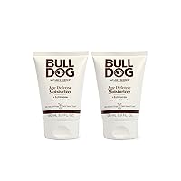 Mens Skincare and Grooming Age Defense Moisturizer, 3.3 Fluid Ounce - Pack of 2