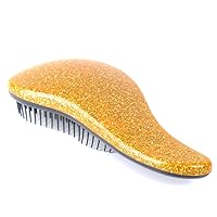 Glitter Handle Tangle Detangling Comb Shower Hair Brush Detangler Salon Styling Tamer Tool Hairbrush Gold