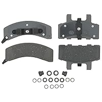 ACDelco Silver 14D369CH Ceramic Front Disc Brake Pad Set with Hardware