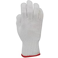 CutMaster SP7255 Non-Coated Spectra Glove, Heavyweight, ANSI Cut Level 5, Ambidextrous, Reversible, White, Medium (1 Glove)