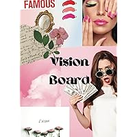 Vision Board | Collage | Photos | 8x12 | For Girls and Women, Teens and Adults