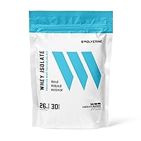 Swolverine Whey Protein Isolate | 26g Protein, Grass-Fed rBGH Free, Non-GMO, Added Digestive Enzymes (30 Servings, Chocolate Milkshake)