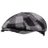 SHUMM Baseball Hat, Gatsby Retro Hat, Driver Flat Cap, Hiking, Travel, Walking Hat, Hunting, Plain, Mesh, Lining, Men's, Women's, Spring/Summer, UV Protection, Cotton, Foldable, One Size, Stylish, Solid, Cool