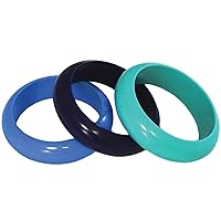 Fun and Function Bangles Chewy Bracelet Set of 3 - for Light Chewers Great for Children with Sensory Challenges and Special Needs Can Help to Calm and Retain Focus - Made from Food Grade Silicone