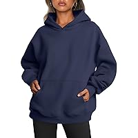 Trendy Queen Womens Oversized Hoodies Fleece Sweatshirts Long Sleeve Sweaters Pullover Fall Clothes with Pocket