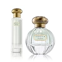 Tocca Eau de Parfum Set for Women, Giulietta (20ml + 50ml) - Fresh Floral, Pink Tulips, Green Apple, Vanilla Orchid, Hand-Finished Bottle