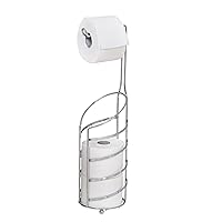Toilet Paper Holder with Pole, Chrome