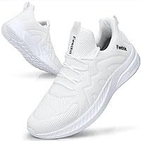 Feethit Mens Non Slip Walking Sneakers Lightweight Breathable Slip on Running Shoes Athletic Gym Tennis Shoes for Men