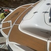 Boat EVA Faux Teak Decking Floor Compatible with 2020 Chaparral 23 Surf Swim Platform and Cockpit