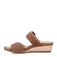 NAOT Footwear Kingdom Women's Wedge Sandal with Buckle, Cork Footbed, and Arch Support - Adjustable Three-Strap Sandal With Backstrap - Comfort and Support - Lightweight and Perfect for Travel