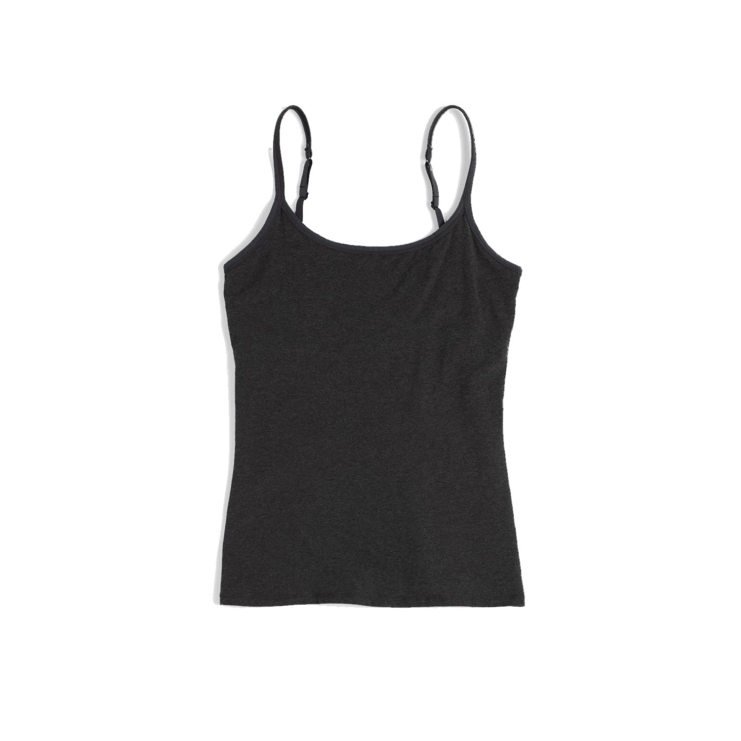 Pact Women's Organic Cotton Camisole Tank Top with Built-in Shelf Bra