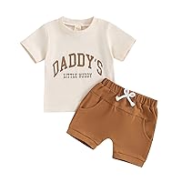 Kupretty Baby Boy Clothes Toddler Summer Outfit Short Sleeve T-Shirt Tee Tops Joggers Casual Shorts 2Pcs Clothing Set