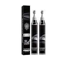 5% Caffeine Eye Serum and Under Eye Roller Cream for Dark Circles and Puffiness, 360° Massage Ball Under Eye Roller for Reduce Wrinkles and Fine Lines, Eye Bags Treatment for Women & Men. (2pc)