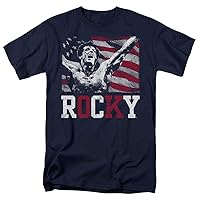 Popfunk Classic Rocky Movie Sylverster Stallone American Flag T Shirt & Stickers